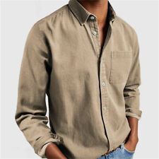 Blusa masculina casual slim manga longa com botões comprar usado  Enviando para Brazil