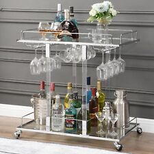 Silver bar cart for sale  Brentwood