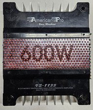 Amplificador American Pro Bass Machine 600W número da peça EUA-8833 com frete grátis! comprar usado  Enviando para Brazil