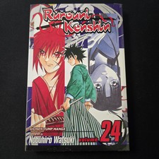 Rurouni Kenshin Vol. 24 mangá Nobuhiro Watsuki brochura inglês primeira impressão, usado comprar usado  Enviando para Brazil