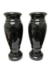 Black granite vases for sale  Cicero