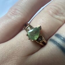 Green sapphire diamond for sale  SWANSEA