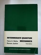 Intermediate quantum mechanics usato  Italia