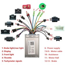 Peças de conversão de moto sem escova controlador de bicicleta elétrica X055-AB001A comprar usado  Enviando para Brazil