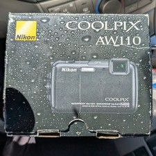 Câmera Digital Nikon COOLPIX AW110 Impermeável 16.0MP. Testado-funciona. LEIA.  comprar usado  Enviando para Brazil