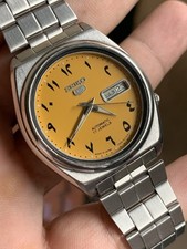 Seiko 5 relógio vintage mostrador árabe 7009, usado comprar usado  Enviando para Brazil