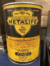 Usado, lata de metal vazia metalife 1 qt comprar usado  Enviando para Brazil