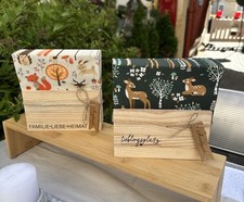Serviettenhalter holz handmade gebraucht kaufen  Butzbach