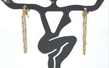 18k gold loop earrings for sale  Saint Louis