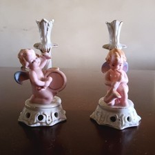 Castiçais Cherub Angels saxofone bateria miniatura conjunto de 2 vintage Japão  comprar usado  Enviando para Brazil