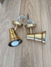 Brass spotlights 46 for sale  WICKFORD