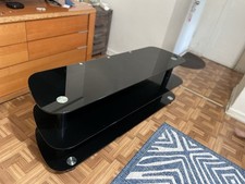 Glass black table for sale  Passaic