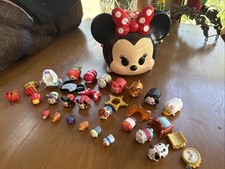 Minnie Mouse Stack N Display Disney Tsum tsum estojo de transporte de vinil com 31 bonecos, usado comprar usado  Enviando para Brazil