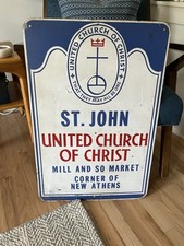 Vintage metal church for sale  Decatur