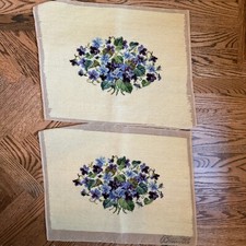 Vintage floral needlepoint for sale  Eugene