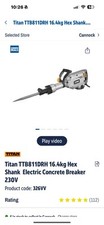 Titan ttb811drh electric for sale  CANNOCK