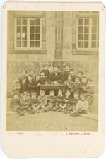 France, Bretagne & David, Photo de classe Vintage albumen print Tirage album, usado comprar usado  Enviando para Brazil