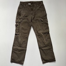 Calça cargo Carhartt B342 relaxada reta ripstop frente dupla 30x30 desgastada comprar usado  Enviando para Brazil