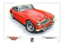 Print austin healey for sale  BOURNEMOUTH