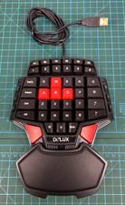 Teclado ergonómico para juegos profesional con una mano Delux T9 46 teclas teclado USB segunda mano  Embacar hacia Mexico
