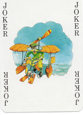 RARO E MODERNO "Piloto de Aviação Inicial" JOKER Play Card #86 comprar usado  Enviando para Brazil