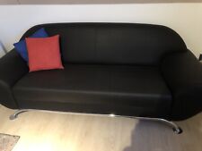 Sofa neuwertig schwarz gebraucht kaufen  Seelze