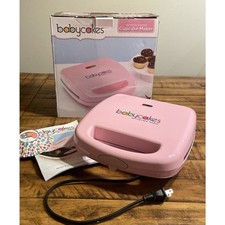 Máquina de fazer cupcakes antiaderente rosa Babycakes 8 mini cupcakes CC2828PK com caixa, usado comprar usado  Enviando para Brazil