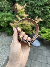 Hundehalsband leder braun gebraucht kaufen  Gütersloh