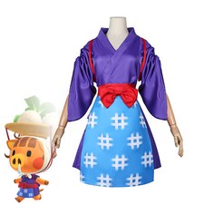 Cosplay Animal Crossing New Horizons Daisy Mae Vestido Kimono Ternos de Halloween comprar usado  Enviando para Brazil