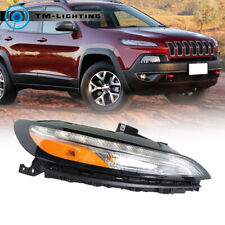 Usado, Para Jeep Cherokee 2014-2018 Farol Halogênio Com Led Drl/Luz de lastro Lado Direito comprar usado  Enviando para Brazil