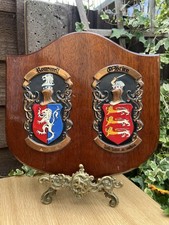 Wooden coat arms for sale  LEIGHTON BUZZARD