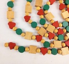 Wooden bead christmas for sale  Post Falls