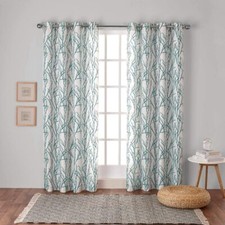 Curtains white teal for sale  Heath Springs