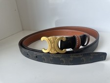 Celine belt leather for sale  GREENFORD