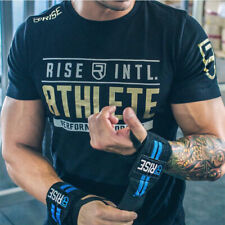 Fashion Men's T Shirts Printing Workout Sleeved Fitness Sport T-Shirts, usado comprar usado  Enviando para Brazil