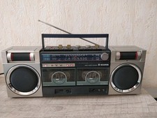 Boombox ghettoblaster silver d'occasion  Rouen-