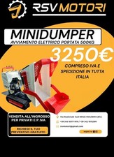 Motocarriola minidumper autoca usato  Rosarno