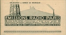 1929 radio paris d'occasion  Expédié en Belgium