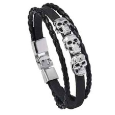 Skull bracelet men for sale  ALCESTER