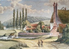 Acquarello 1700 firmato usato Acquarello 1700 firmato usato  Roma