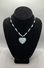 Sterling silver larimar for sale  Los Angeles