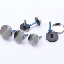 Usado, Espelho decorativo de cabeça redonda de aço inoxidável tampa de parafuso diâmetro pregos 12mm ~ 30mm comprar usado  Enviando para Brazil