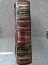 CAIXA DE CHARUTO VINTAGE MADEIRA MONTECRISTO SELVA LIVRO ESCONDER OBJETOS DE VALOR comprar usado  Enviando para Brazil