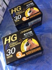 6 Victor TC-30HGA HG COBALT Magnetite VHSC VHS-C fita cassete de vídeo min selada comprar usado  Enviando para Brazil