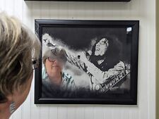Bob Marley grande 19" x 23" quadro espelho gravado a laser pronto para pendurar, usado comprar usado  Enviando para Brazil