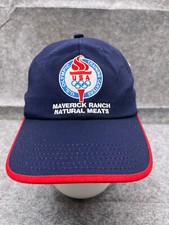 Boné fornecedor centro olímpico Maverick Ranch alça traseira adulto azul algodão comprar usado  Enviando para Brazil