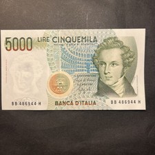 Banconota cinquemila 5000 usato  Terni