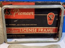 Acessório US PIONEER cromado luxo placa quadro peça #524, usado comprar usado  Enviando para Brazil