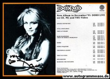 Autogramm rock doro gebraucht kaufen  Leun