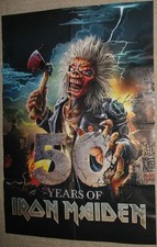 raro novo pôster do Iron Maiden Bruce Dickinson Steve Harris Nicko McBrain, usado comprar usado  Enviando para Brazil